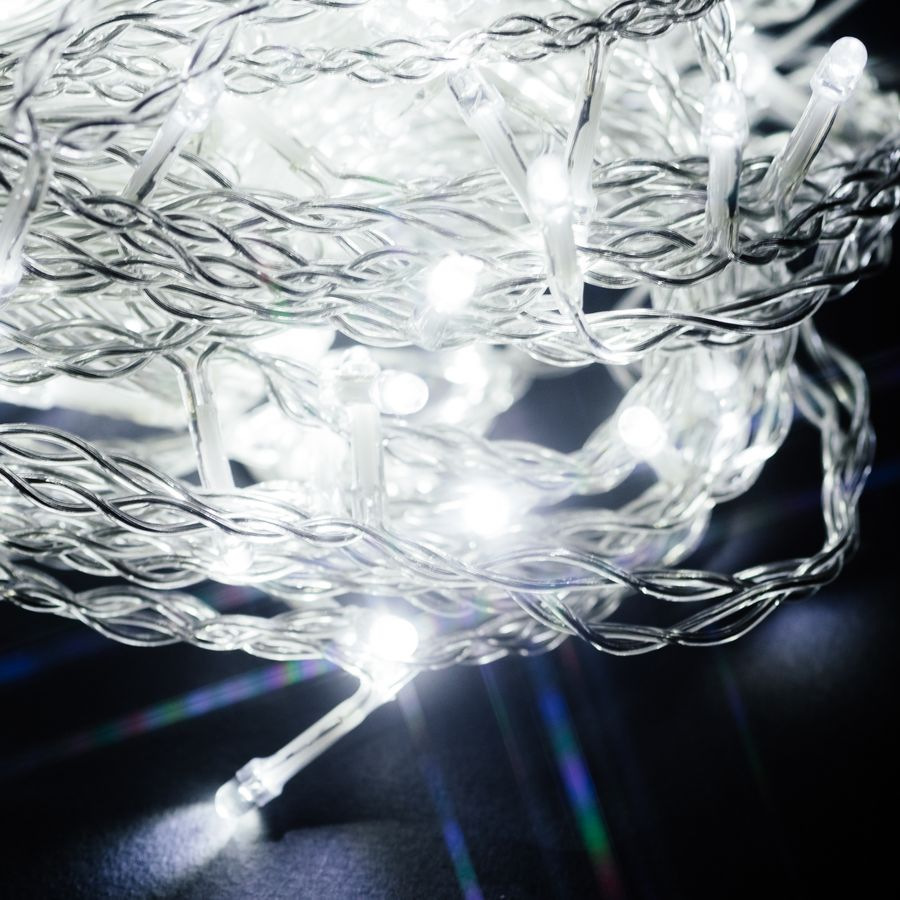 Гирлянда внутренняя занавес SYSTEM IN 150 LED белый 2 м, предпросмотр