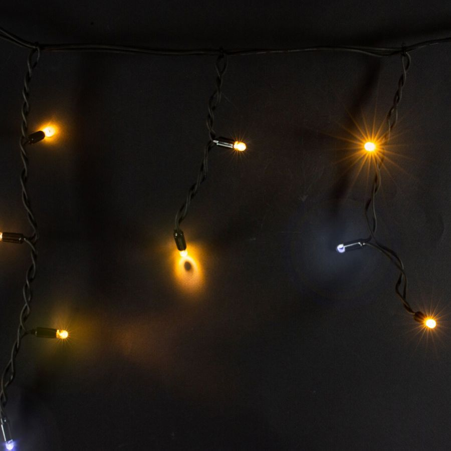 Гирлянда бахрома SYSTEM PROF 50 LED теплый,холодный белый 3 м, превью