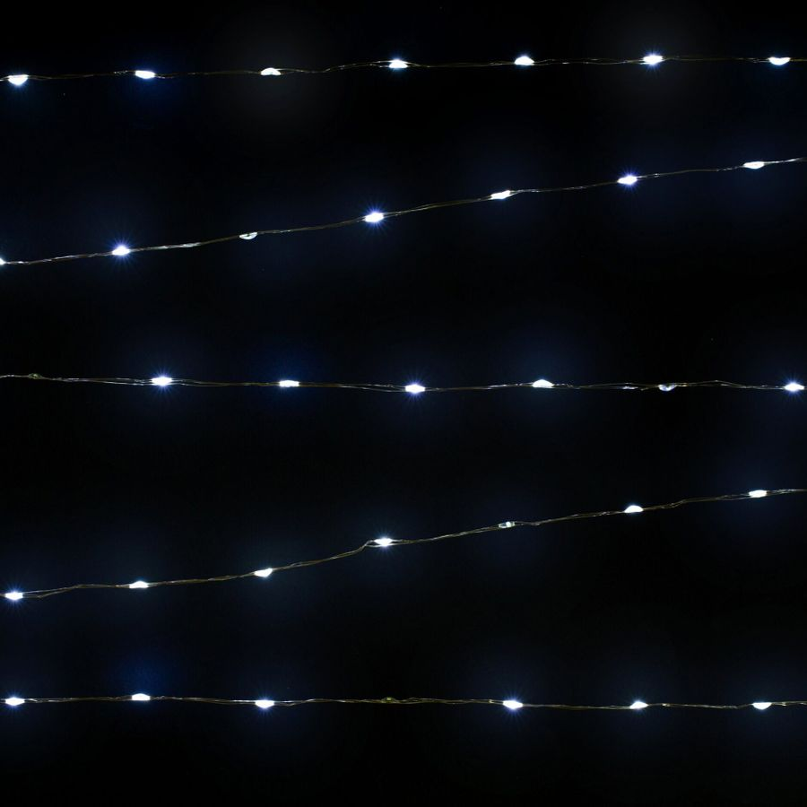 Гирлянда внутренняя нить Glos IE 240 LED белый 12 м, превью