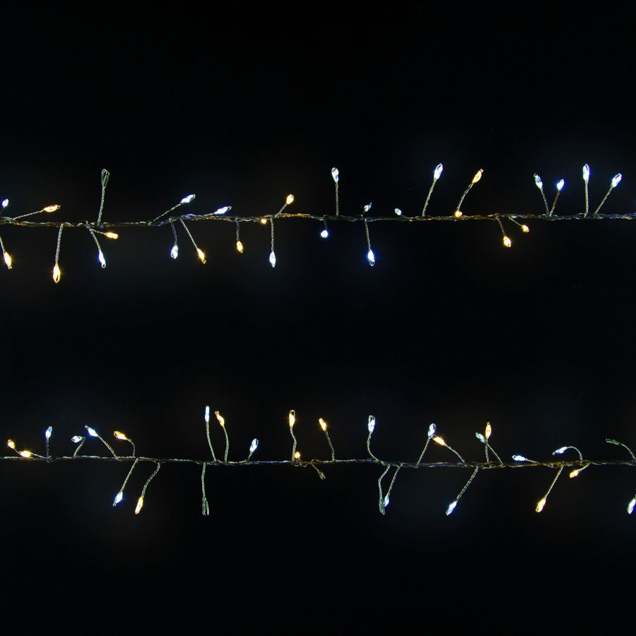 Гирлянда внутренняя нить Glos IE 200 LED синий,белый 2 м, превью