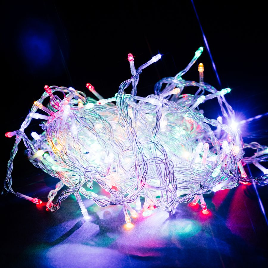 Гирлянда внутренняя занавес SYSTEM IN 150 LED многоцветный 2м, превью