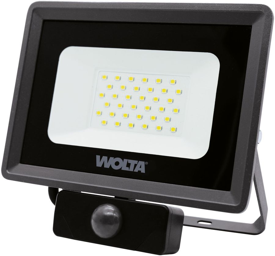 Светодиодный прожектор Wolta WFL-30W/06S 30Вт 5700K IP65 2700 Лм с датчиком, превью
