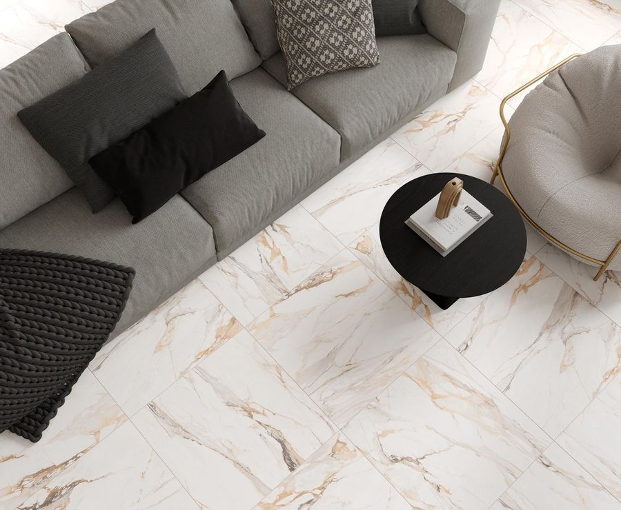 Керамогранит Laparet Statuario Porshe бежевый 60X60 см 1,44 м², превью