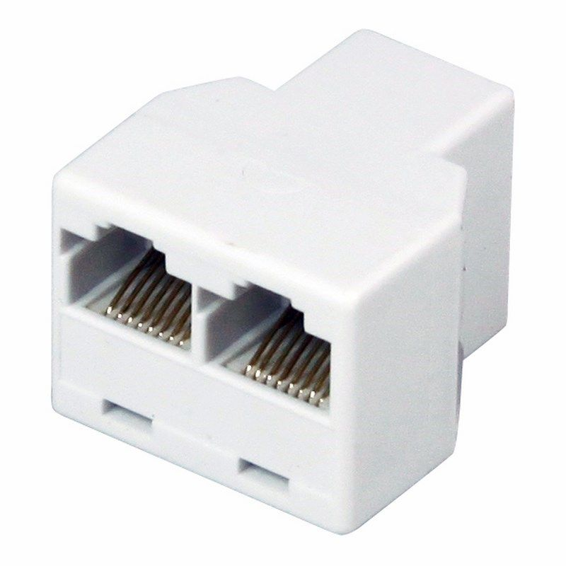 Переходник сетевой LAN REXANT гнездо 8Р8С (RJ-45) - 2 гнезда 8Р8С (RJ-45), предпросмотр