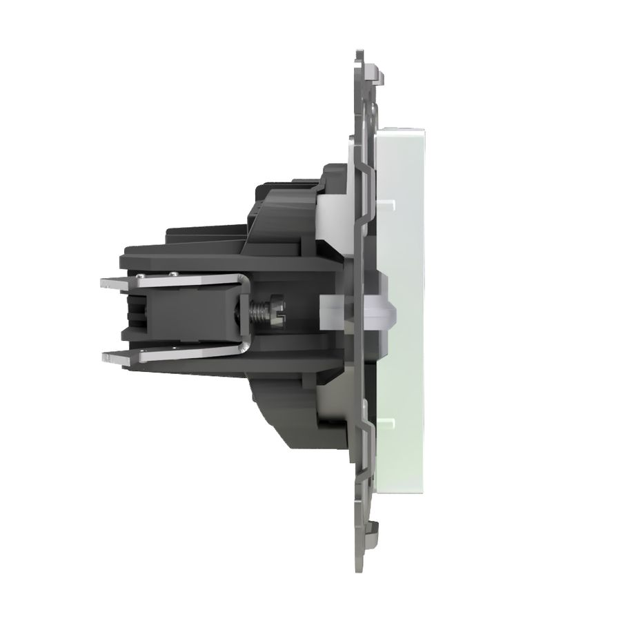 Розетка электрическая TOKOV ELECTRIC PIXEL 1792295 перламутр, предпросмотр