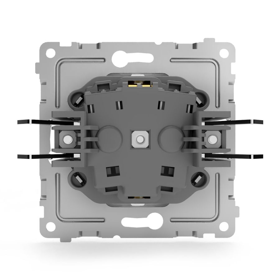 Розетка электрическая TOKOV ELECTRIC PIXEL 1791367 белый, предпросмотр