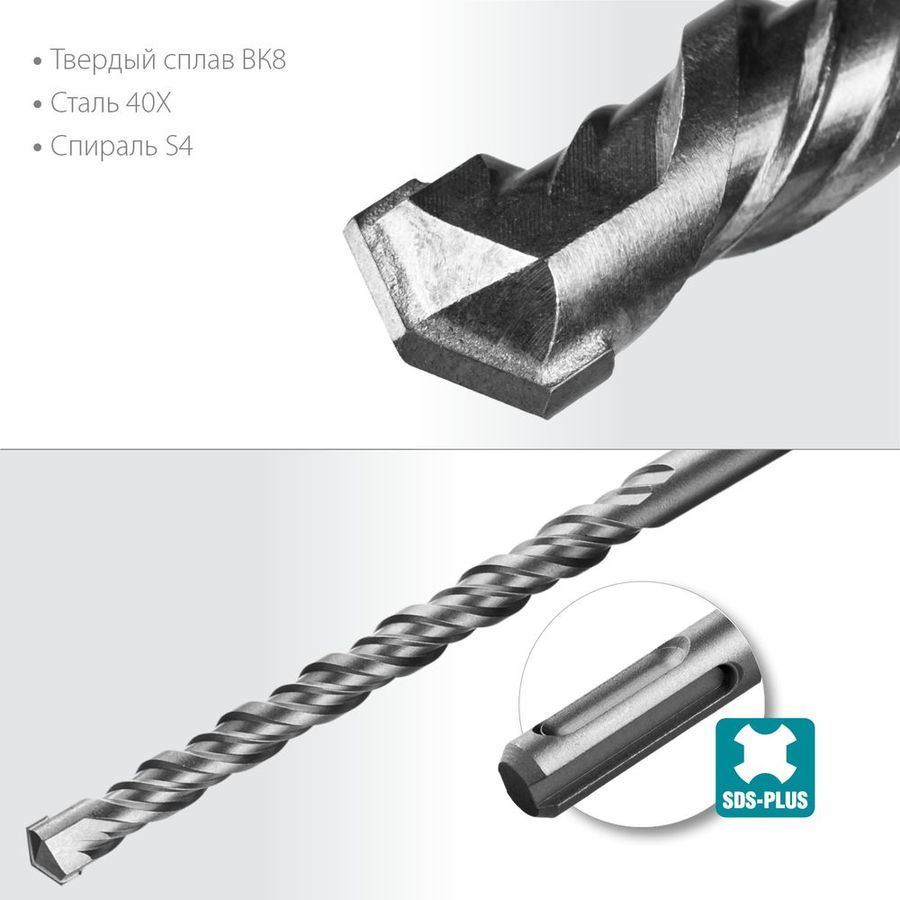 Бур SDS-PLUS СИБИН 8х160 мм, превью