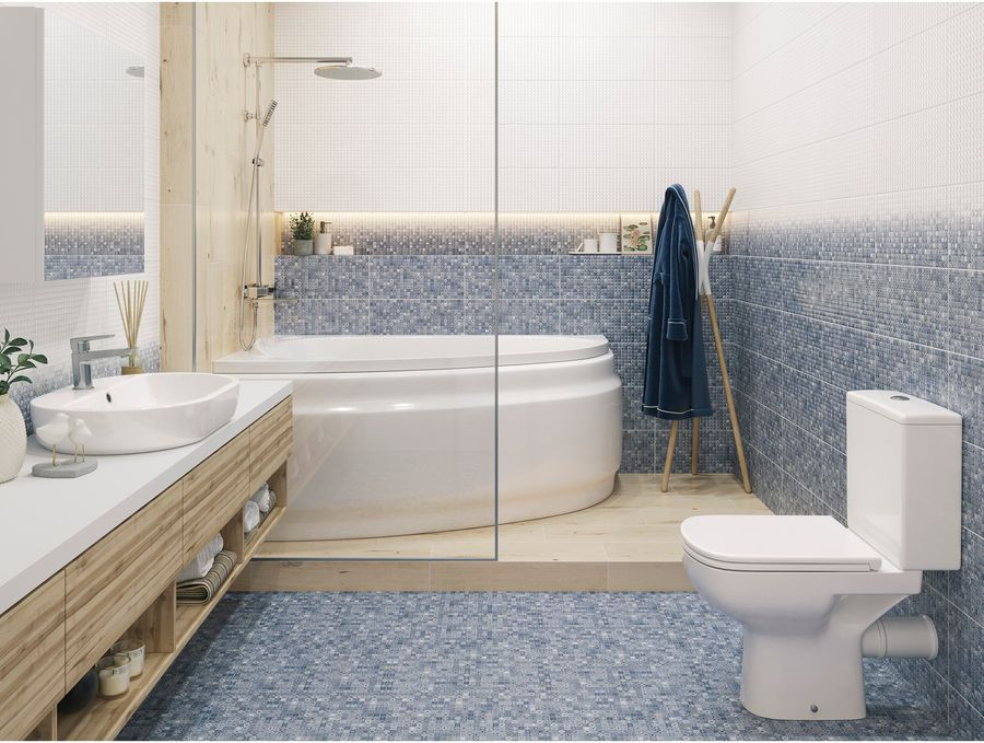 Плитка Cersanit Hammam Многоцветная рельеф 20X44 см 1,144 м², превью