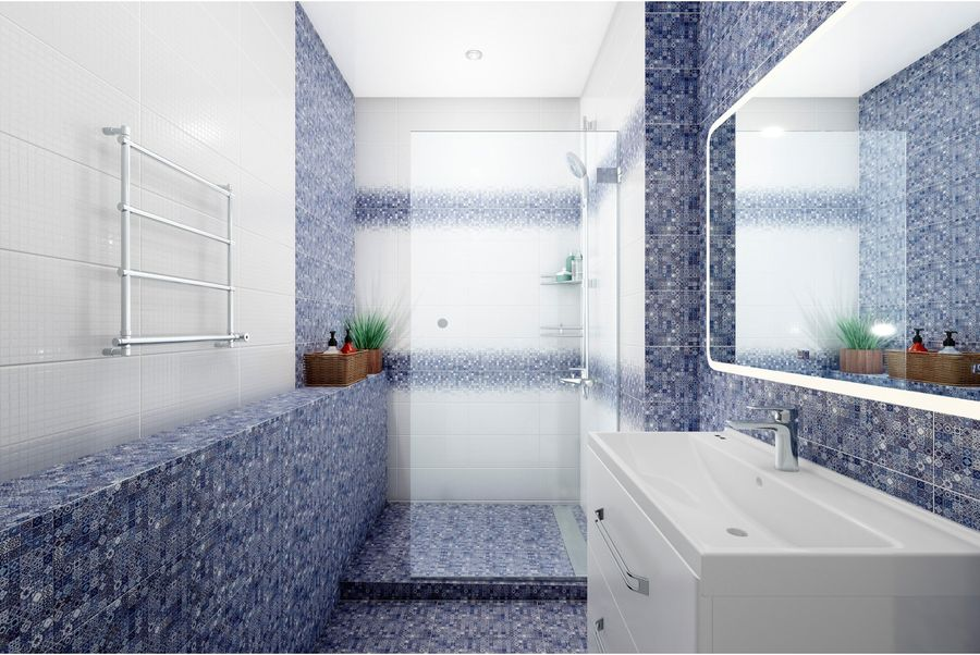 Плитка Cersanit Hammam Многоцветная рельеф 20X44 см 1,144 м², предпросмотр