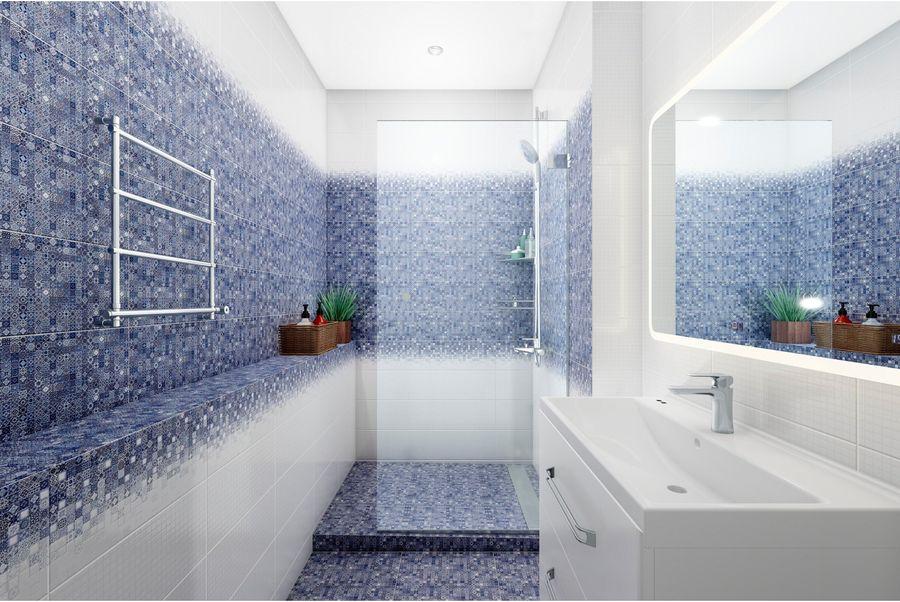 Плитка Cersanit Hammam Многоцветная рельеф 20X44 см 1,144 м², предпросмотр