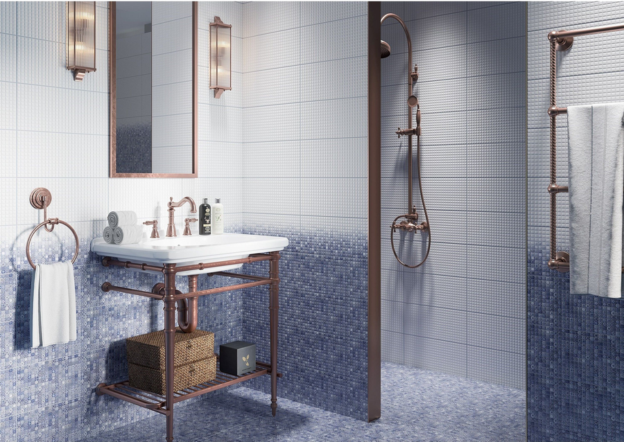 Плитка Cersanit Hammam Многоцветная рельеф 20X44 см 1,144 м², превью