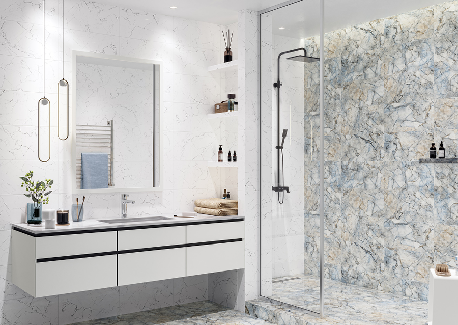 Плитка Global Tile Solo белый 25X50 см 1,375 м², превью