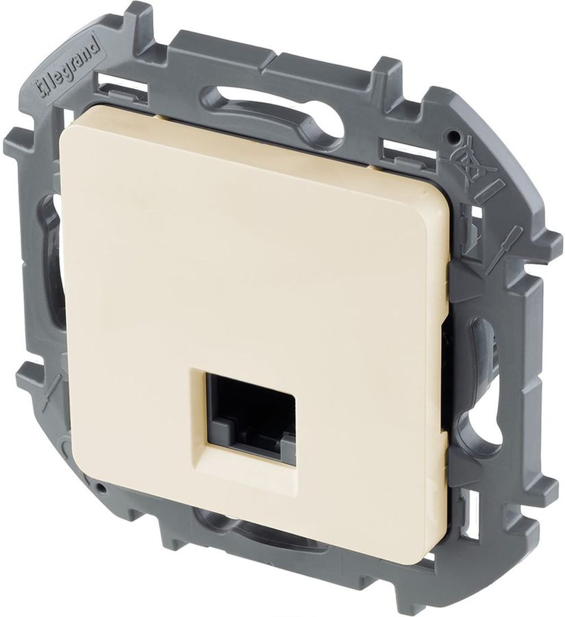 Розетка RJ-45 1 пост Legrand Inspiria слоновая кость, превью