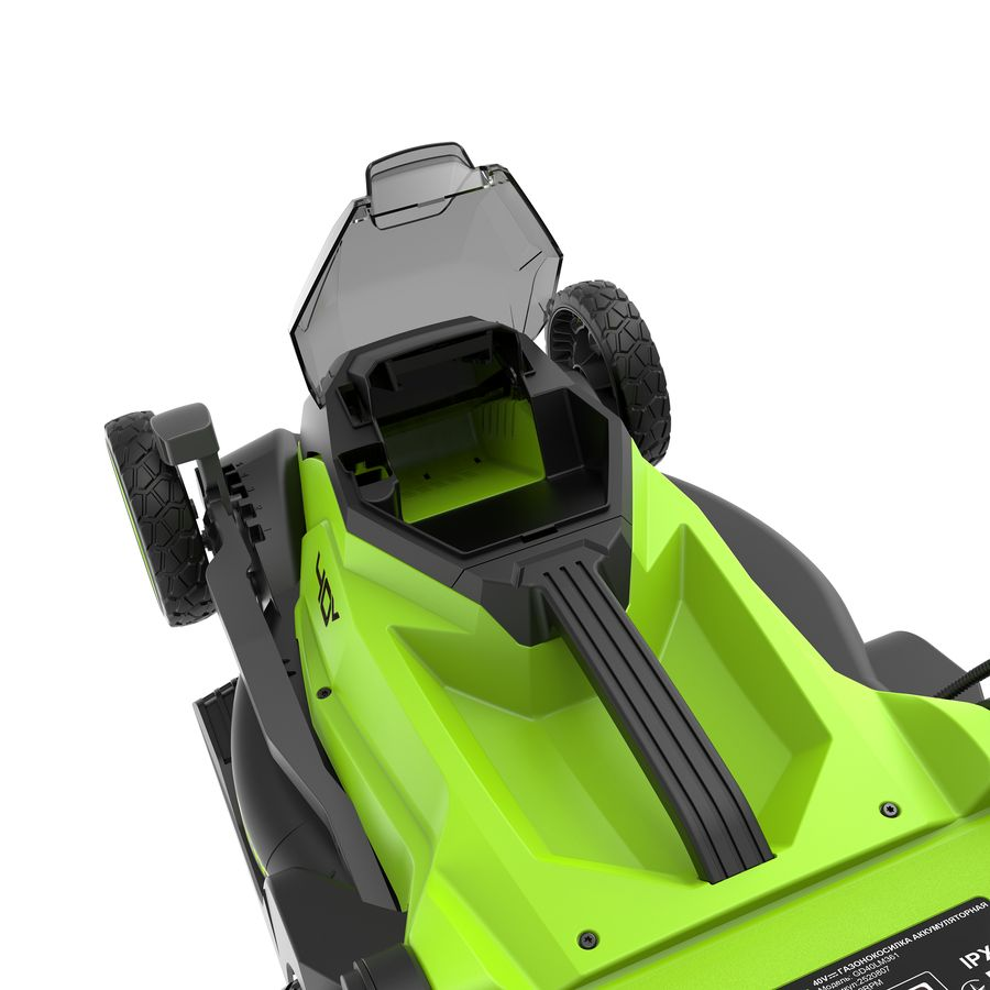 Газонокосилка аккумуляторная GREENWORKS 40В 4Ач 36см, с акб и з/у, GD40LM361, превью