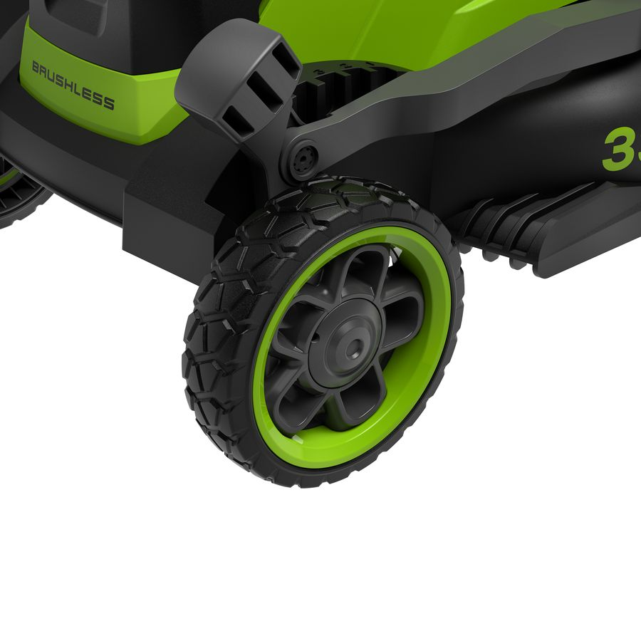 Газонокосилка аккумуляторная GREENWORKS 24В 33см 2Ач, с акб и з/у, GD24LM331, предпросмотр