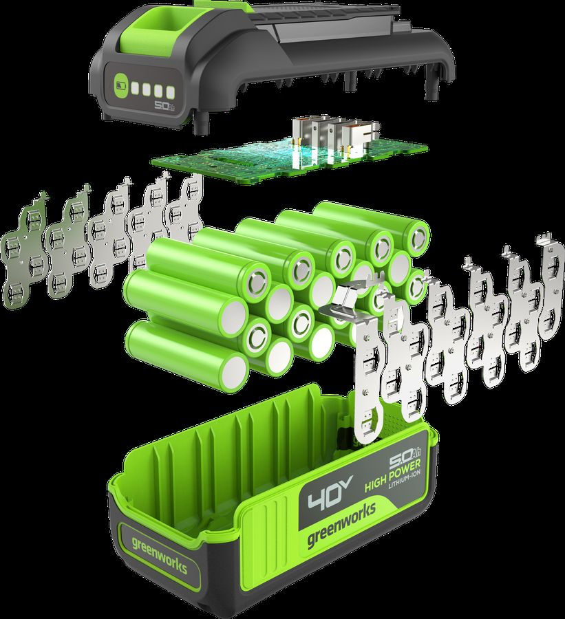 Батарея аккумуляторная GREENWORKS High Power 40В 4Ач, G40HP4, превью