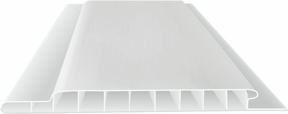 Панель ПВХ Stella Вагонка Standard Белая 3000х100х8, превью