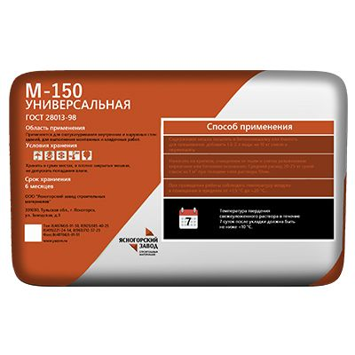 Сухая смесь "Универсальная" М-150 25 кг, превью