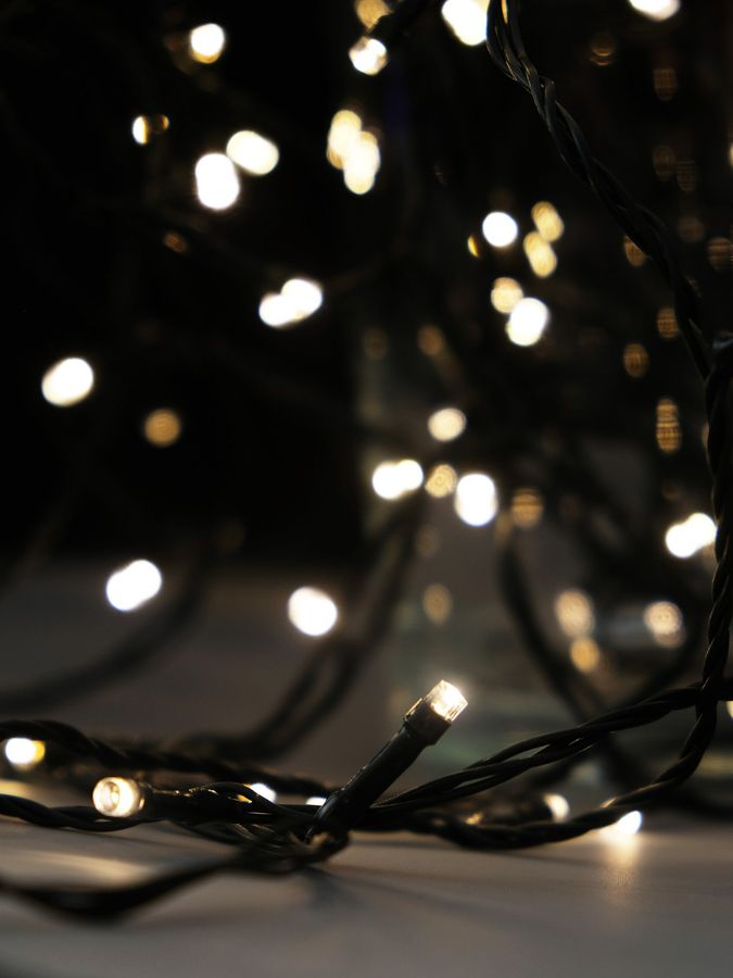 Гирлянда нить  SH LIGHTS 200 LED белый 20 м, предпросмотр