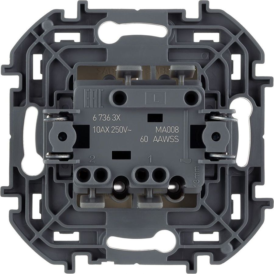Выключатель 2-клавишный Legrand Inspiria 673631 слоновая кость, предпросмотр