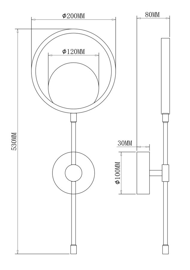Настенный светильник (бра) FR6110WL-L12GB, предпросмотр