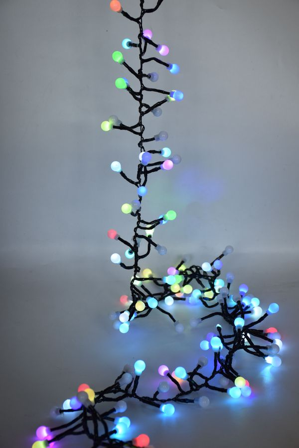 Гирлянда внешняя нить Фейерверк SH LIGHTS 300 LED многоцветный 3 м, предпросмотр