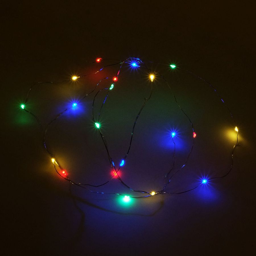 Гирлянда нить SH LIGHTS 100 LED мультиколор 10 м, превью