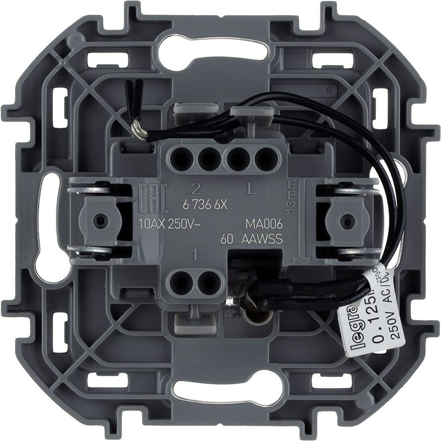 Переключатель 1-клавишный Legrand Inspiria 673660 белый, превью