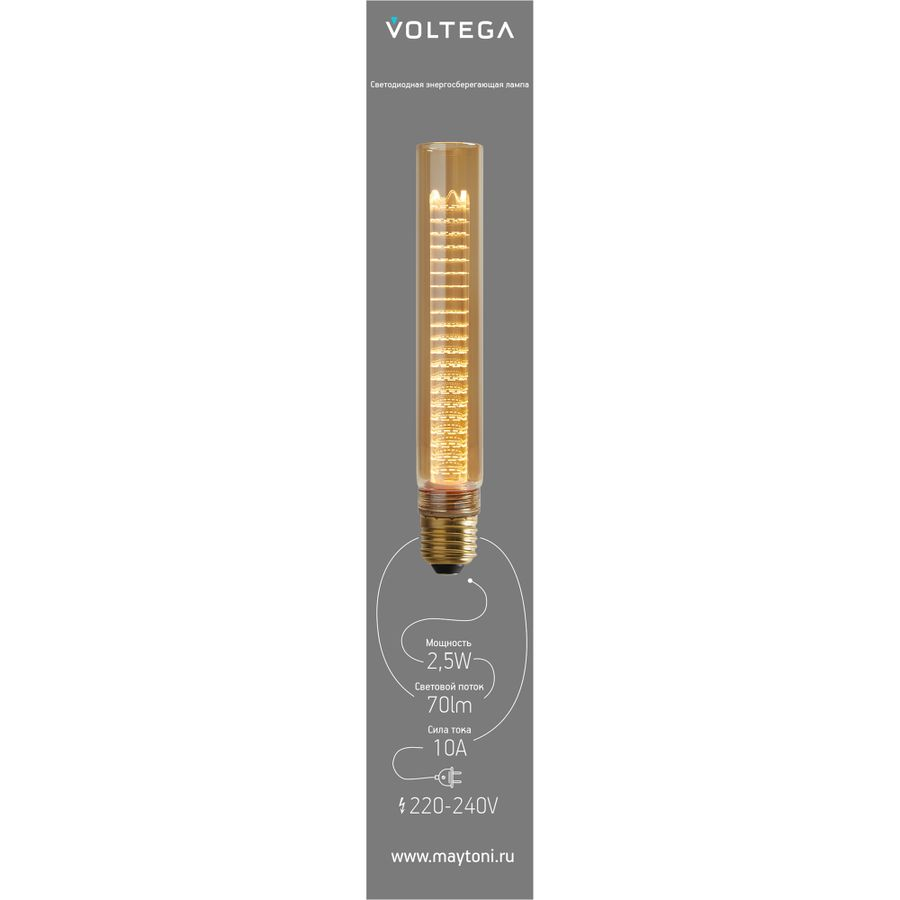 Лампочка Voltega 8560 192x30x30 световой поток 220 Лм цветовая температура 1800 К., предпросмотр