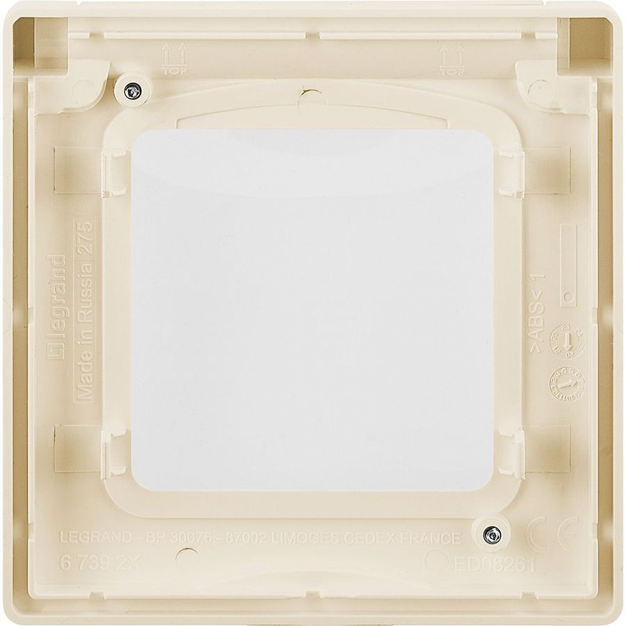 Рамка 1 пост Legrand Inspiria слоновая кость, превью
