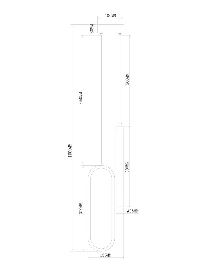 Подвесной светильник FR6082PL-L23B, предпросмотр