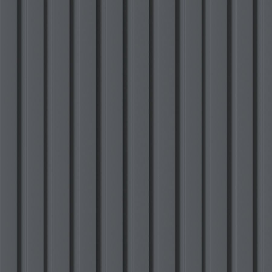 Панель Стеновая Реечная МДФ Stella Beats De Luxe Black Lead 2700x119x16 мм, превью