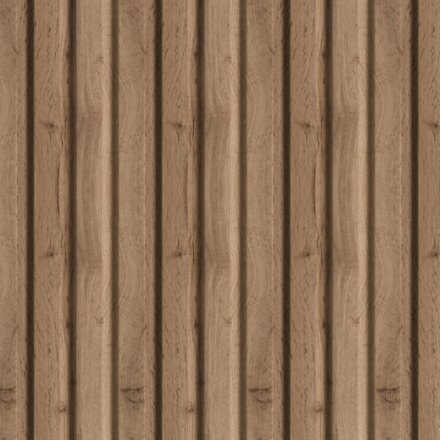 Панель Стеновая Реечная МДФ Stella Beats Light Пекан 2700x119x16 мм, превью