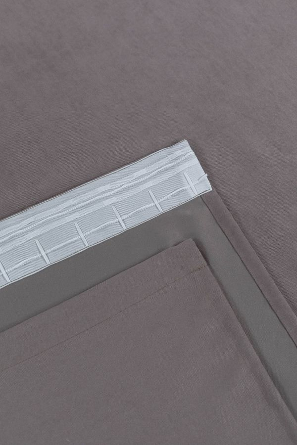 Штора портьерная Legrand Канвас 200x280 см, какао, превью