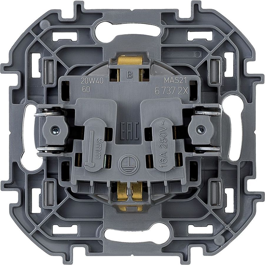 Розетка электрическая Legrand Inspiria 673722 алюминий, превью