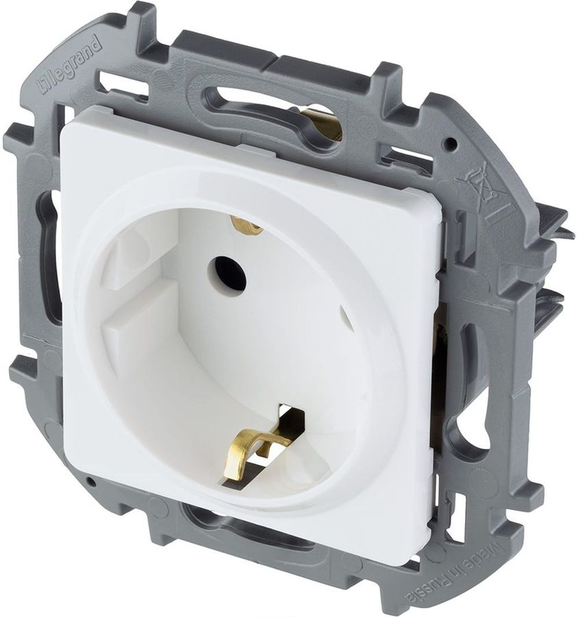 Розетка электрическая Legrand Inspiria 673730 белый, предпросмотр