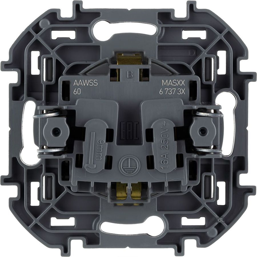 Розетка электрическая Legrand Inspiria 673733 антрацит, превью