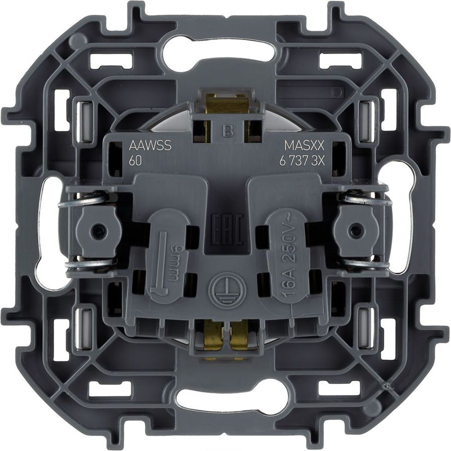 Розетка электрическая Legrand Inspiria 673732 алюминий, превью