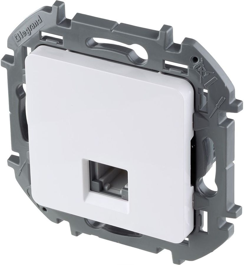 Розетка RJ-11 1 пост Legrand Inspiria белый, превью