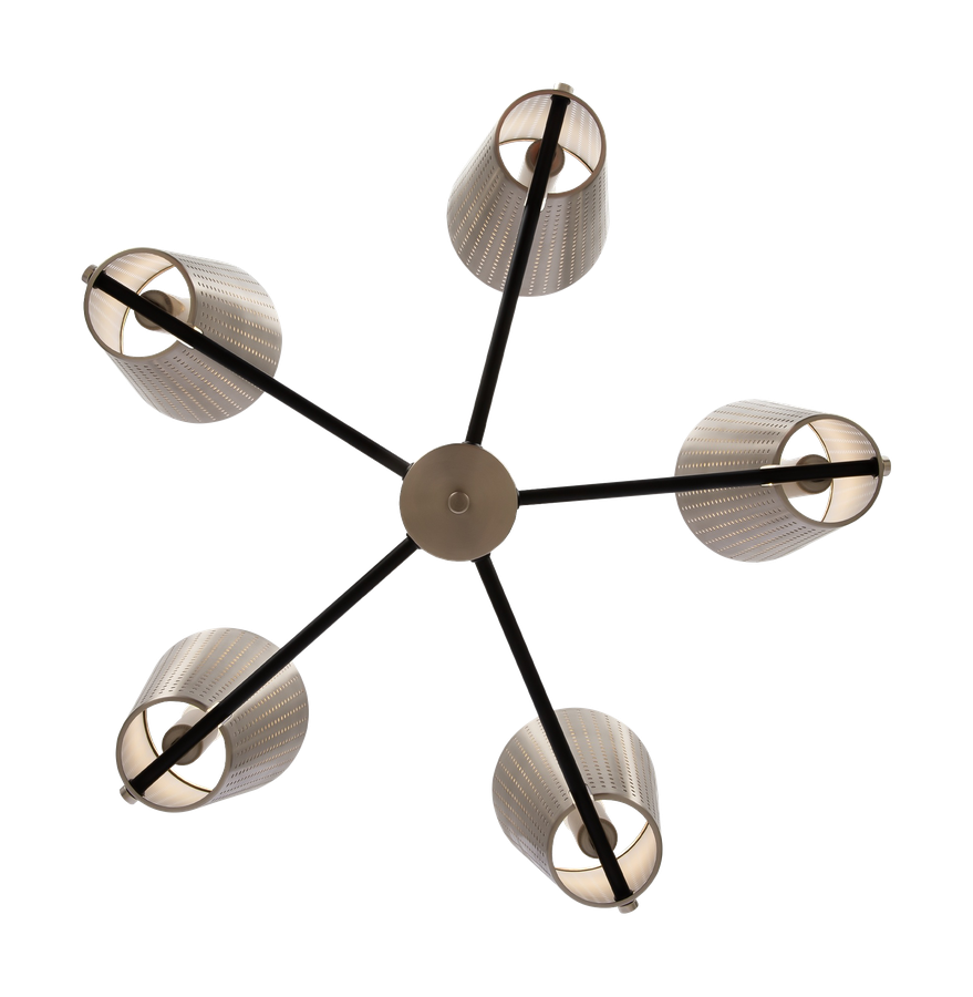 Подвесной светильник Freya FR5260PL-05N Modern Никель 5хE14х200, предпросмотр