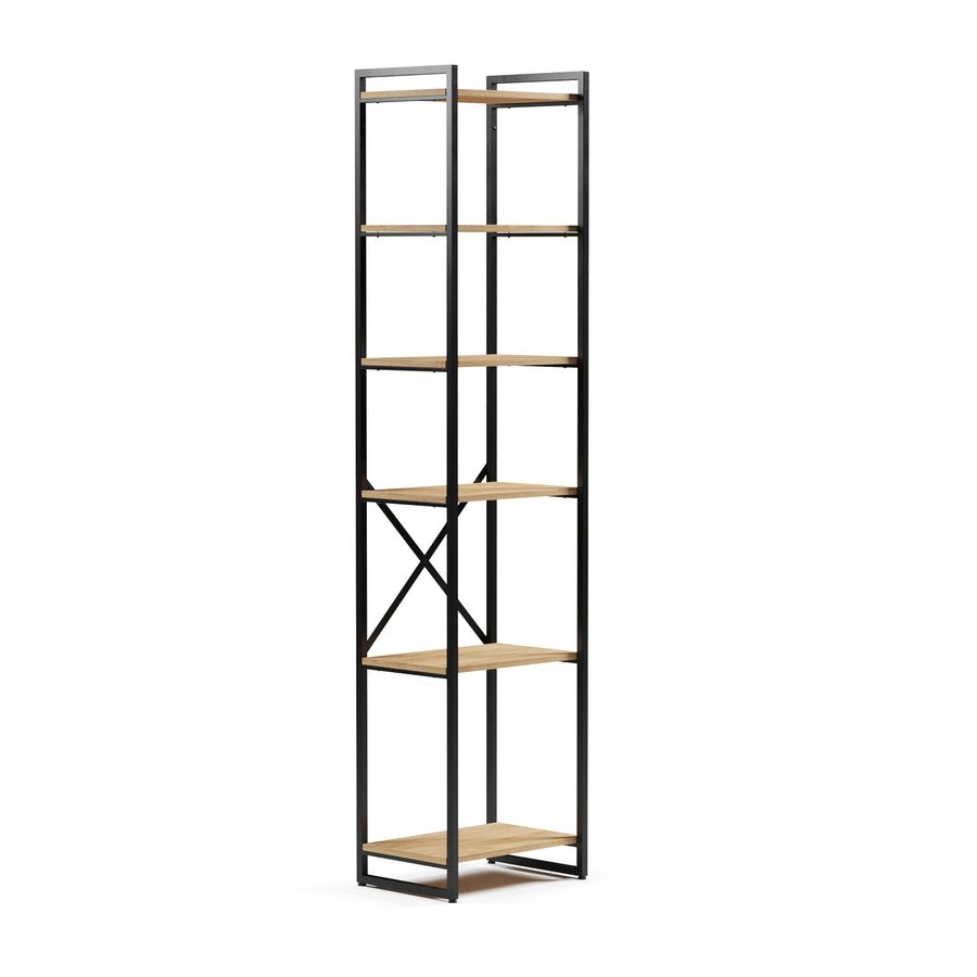 Стеллаж Gutta 196x46x34 см с шестью полками, предпросмотр