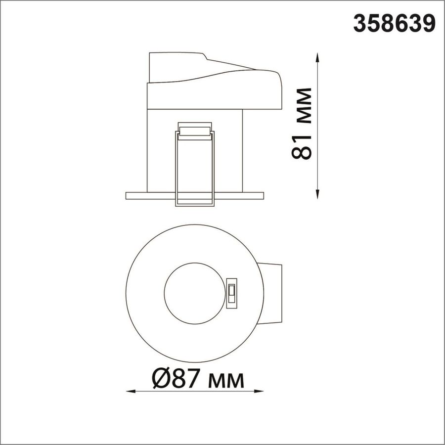 358639 SPOT NT21 243 белый Светильник встраиваемый светодиодный, превью