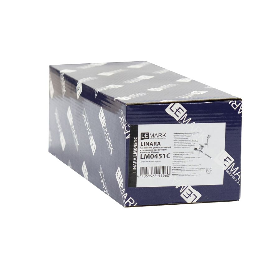 Смеситель Lemark Linara LM0451C универсальный, превью