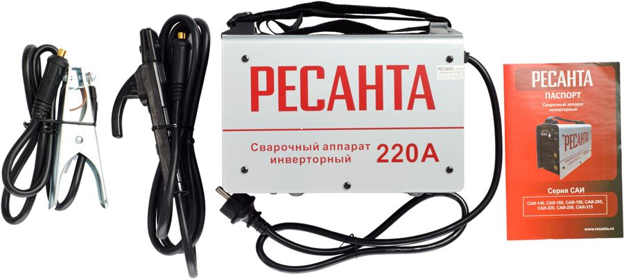 Инвертор РЕСАНТА сварочный САИ220 7,8кВт, предпросмотр