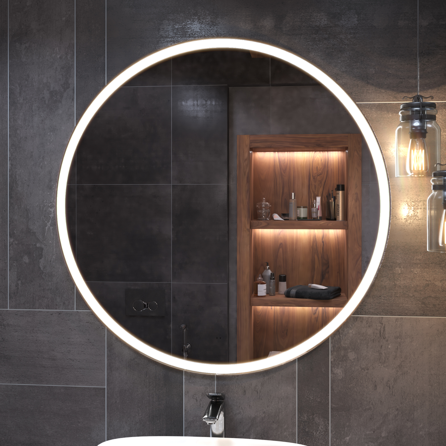 Зеркало для ванной комнаты  с LED подсветкой Фрея Comfort 100 с подогревом, превью