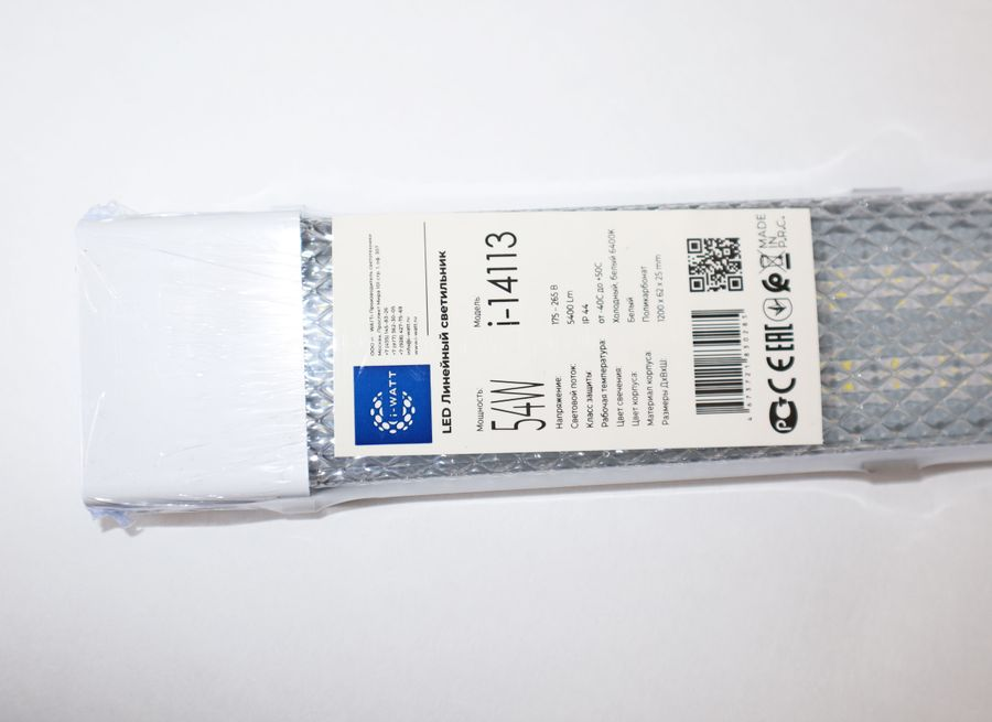 Линейный светильник i-WATT LED  i -14113 6400K 54W IP44 5400Лм, превью