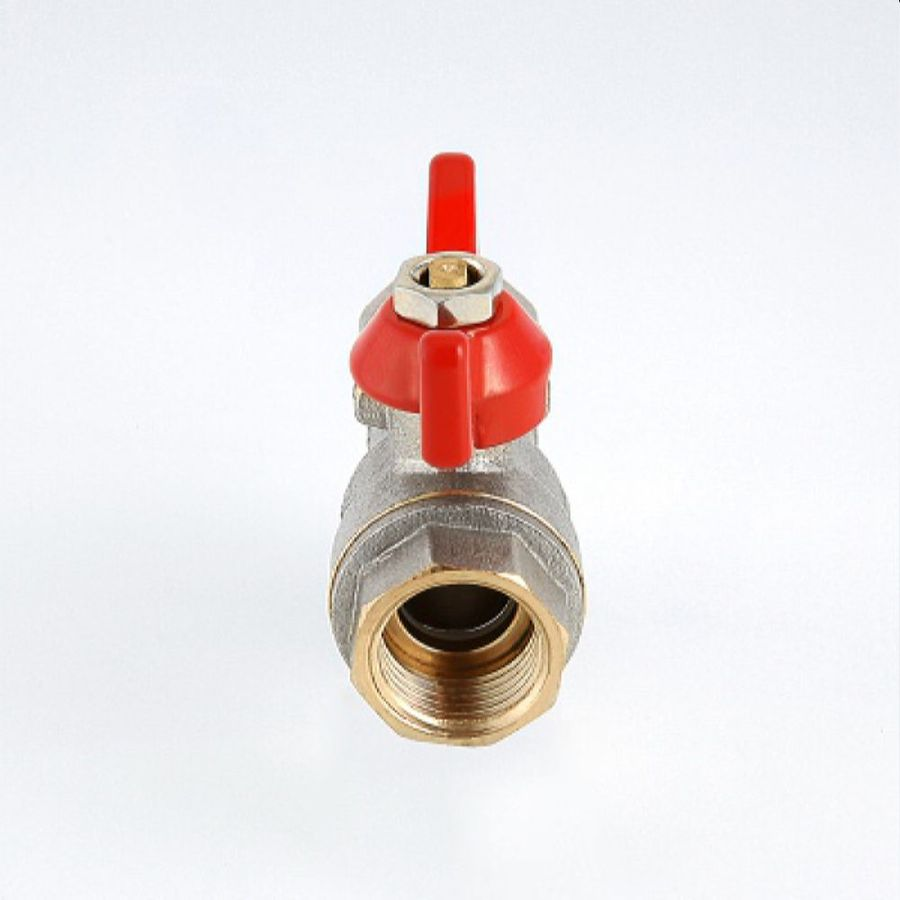 Кран шаровой латунь никелированный VALTEC COMBI VT.293 1/2", предпросмотр