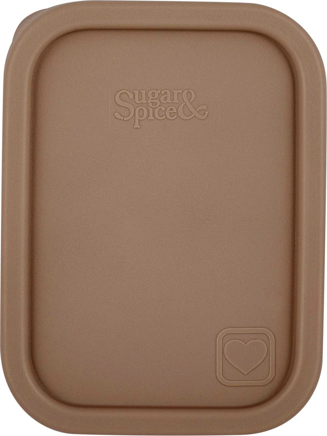 КОНТЕЙНЕР ДЛЯ ПРОД-В SUGAR&SPICE VANILLA ПРЯМОУГ. 0,18Л С ГИБКОЙ КРЫШКОЙ ЛАТТЕ, предпросмотр