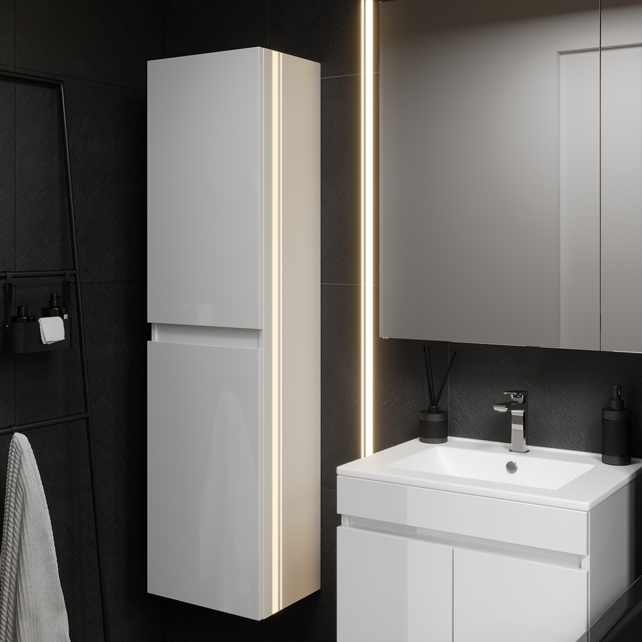 Тумба напольная Nova Sanita Luxe Квадро распашной 77,5x74 см глянец белый (раковина к тумбе код. 759874), предпросмотр