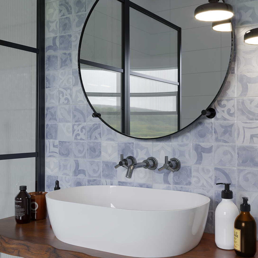 Декор Gracia Ceramica Folk Blue2 25X60 см 1,2 м², предпросмотр